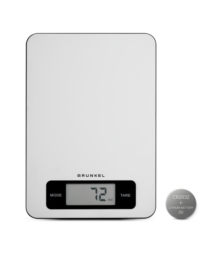 BASCULA COCINA GRUNKEL INOXIDABLE 5KGS. BC-COOKXT