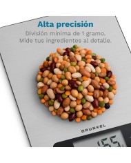 BASCULA COCINA GRUNKEL INOXIDABLE 5KGS. BC-COOKXT