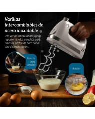 BATIDORA AMASADORA GRUNKEL  350W. + ACCESORIOS AM-350TURBO5