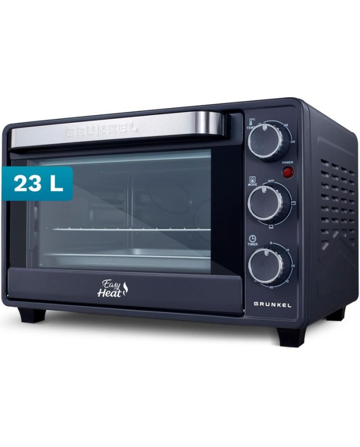 HORNO GRUNKEL 1300W. 230º 23LTS. 3 FUNCIONES HR-23EASY