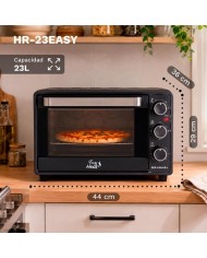 HORNO GRUNKEL 1300W. 230º 23LTS. 3 FUNCIONES HR-23EASY