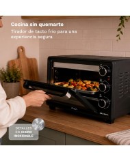 HORNO GRUNKEL 1300W. 230º 23LTS. 3 FUNCIONES HR-23EASY