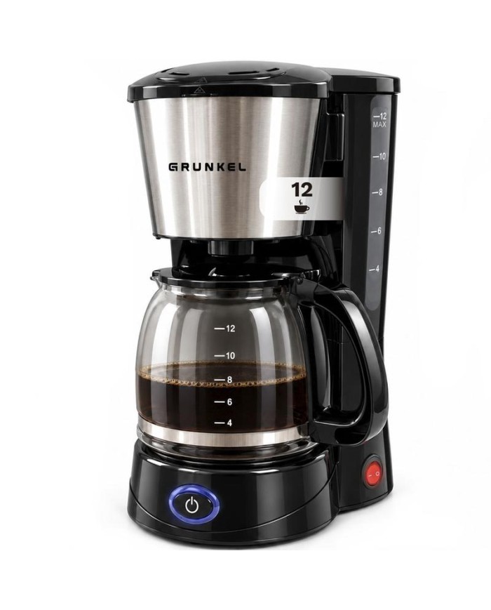CAFETERA GOTEO GRUNKEL 800W. 12 TAZAS CAF-NAROMA