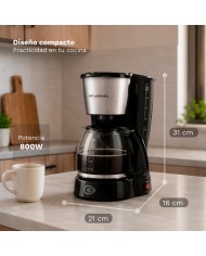 CAFETERA GOTEO GRUNKEL 800W. 12 TAZAS CAF-NAROMA