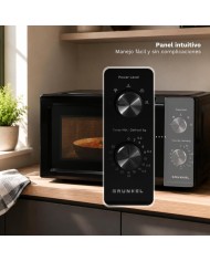 MICROONDAS GRUNKEL NEGRO SIN GRILL 20LTS. 700W. MW-20MN