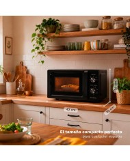 MICROONDAS GRUNKEL NEGRO SIN GRILL 20LTS. 700W. MW-20MN