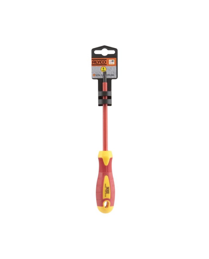 DESTORNILLADOR AISLANTE ALYCO B/PLANA 5'5X125 1000V. 170385
