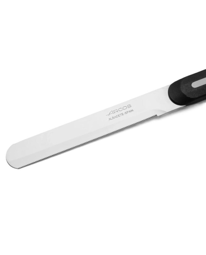 CUCHILLO ARCOS MESA NEGRO/BLANCO 100MM. 373624