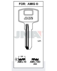 LLAVES BRUTO SEGURIDAD AMG-12D   LATON