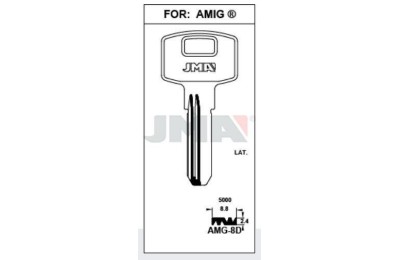 LLAVES BRUTO SEGURIDAD AMG-8D    LATON