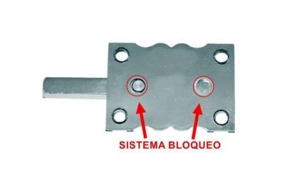 CERROJO INTERFER MODELO 8-87 NIQUEL