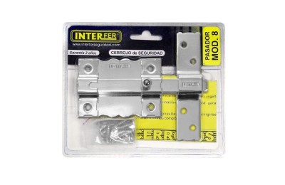 CERROJO INTERFER MODELO 8-87 NIQUEL