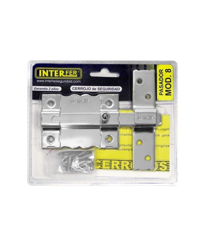 CERROJO INTERFER MODELO 8-87 NIQUEL