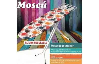 MESA PLANCHA SFK MODELO MOSCU CON PLANCHADO