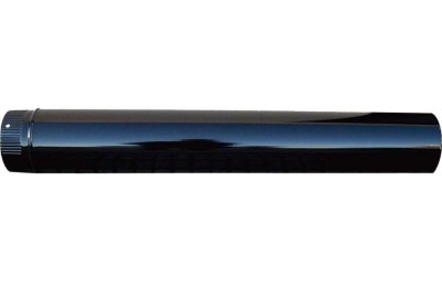 TUBO ESTUFA VITRIFICADO NEGRO 100 MM.