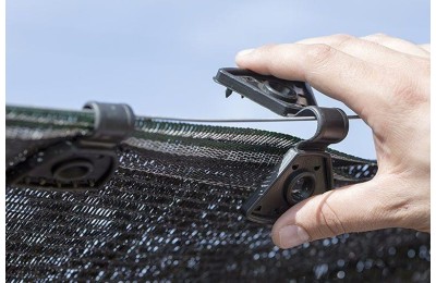 PINZA PLASTICO MALLA SOMBREADORA TRIANGULAR