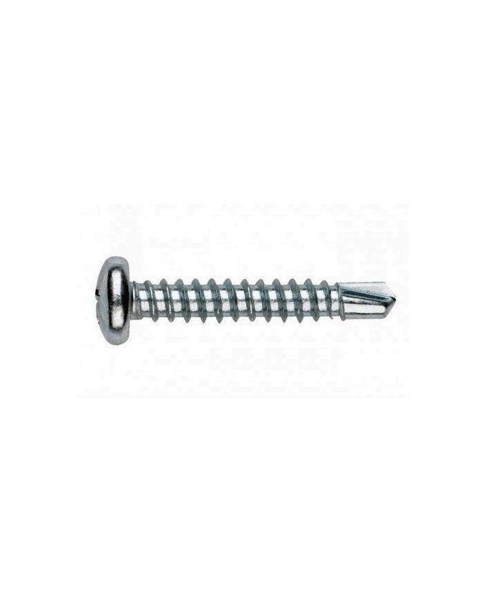 TORNILLO ROSCA CHAPA PUNTA BROCA CABEZA ALOMADA       3'5X25MM. CAJA 500UDS.