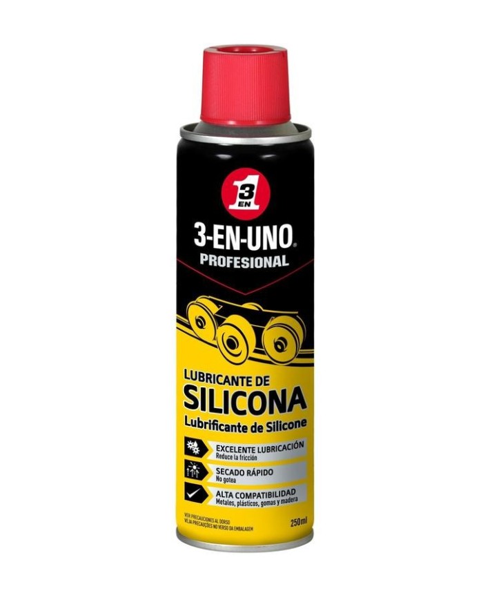 ACEITE 3 EN UNO SILICONA PROFESIONAL 250ML.