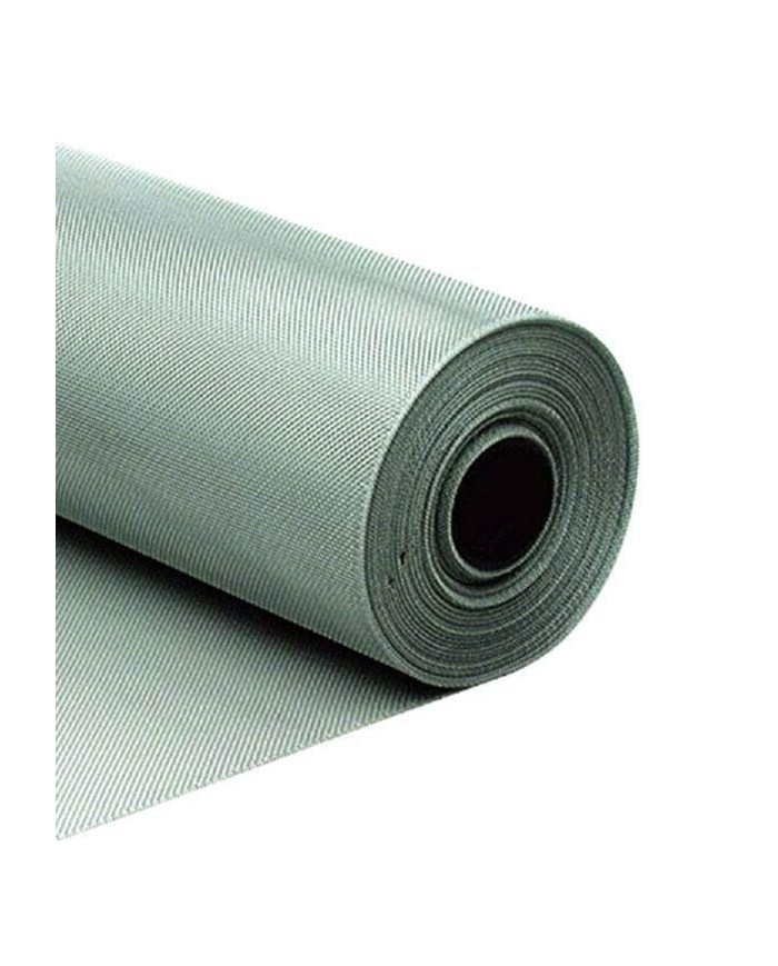 TELA MOSQUITERA GUMHA ALUMINIO 18X14 100CMS. ROLLO 30MTS.