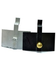 TAPA TIRO ESTUFA PLATA