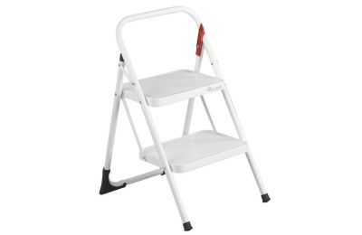 TABURETE ROLSER 2 PELDAÑOS M10 BLANCO