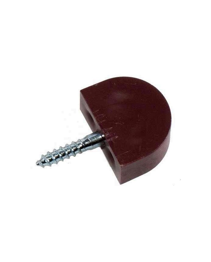 SOPORTE VITRINA PLASTICO MARRON GRANDE 100UNID.