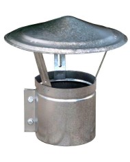 SOMBRERETE GALVANIZADO MODELO CHINO 150 MM.