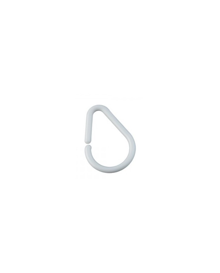 ANILLA PLASTICO CORTINA BAÑO PERA 40 100 UND.