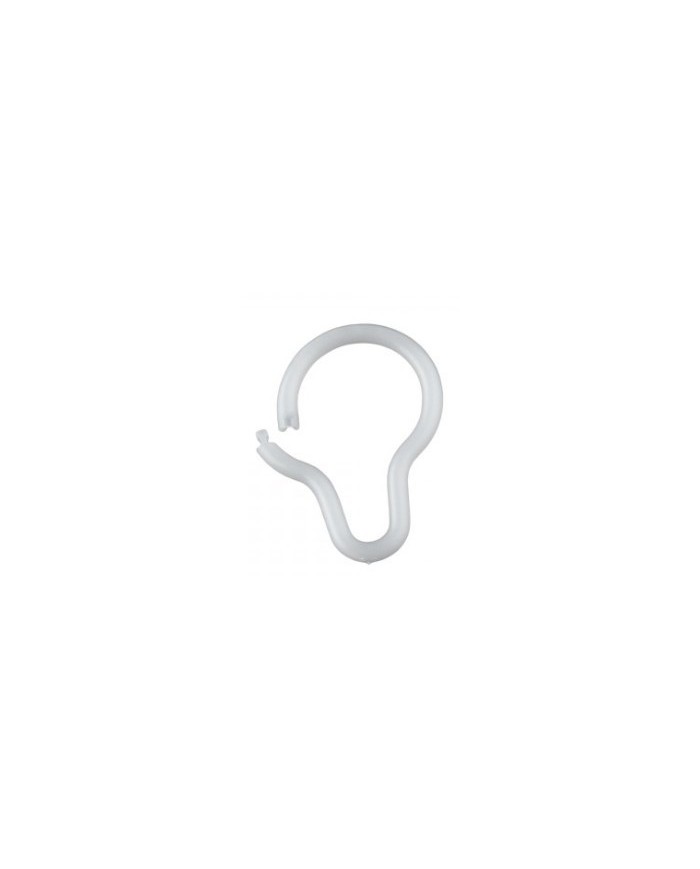 ANILLA PLASTICO CORTINA BAÑO PERA 30 100 UND.