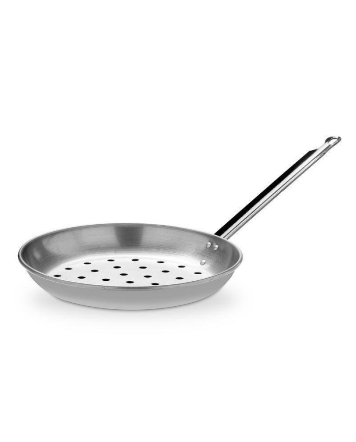 SARTEN CASTAÑERA PULIDA CON MANGO 28 CMS.