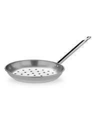 SARTEN CASTAÑERA PULIDA CON MANGO 28 CMS.