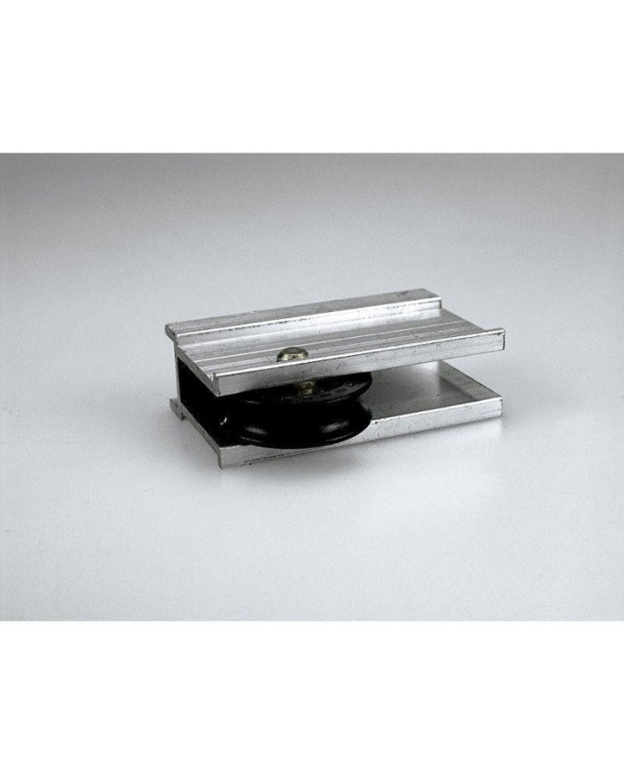 RULETA ALUMINIO CON RODAMIENTO F-202 BB