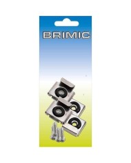 SOPORTE ESPEJOS 45X25 MM. (JUEGO 4 PZS.)