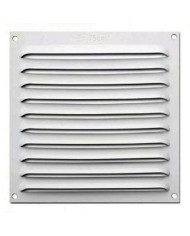 REJILLA GAS BLANCA 16,5X16,5 CMS. EMPOTRAR