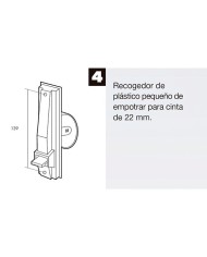 RECOGEDOR PERSIANA PLASTICO PEQUEÑO 17CMS. 70040060