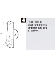 RECOGEDOR PERSIANA PLASTICO GRANDE 20CMS. 70040058