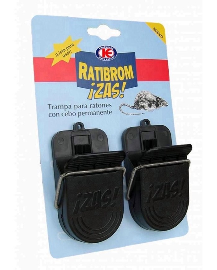 RATONERA IMPEX PLASTICO PEQUEÑA CON CEBO 2PZS. D01.016