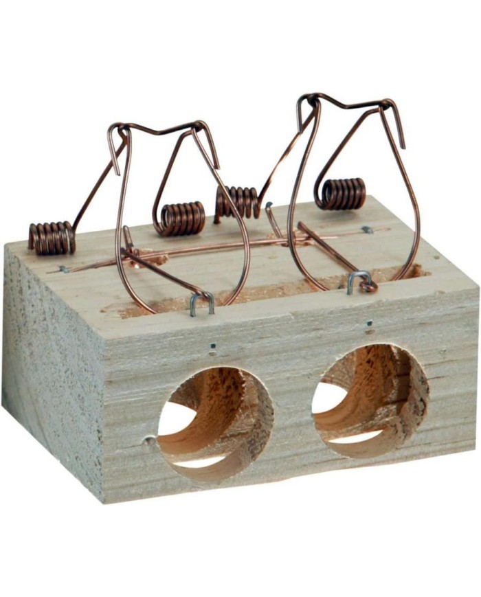 RATONERA SAUVIC MADERA 2 AGUJEROS 05235