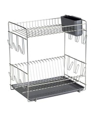 PLATERA C/BANDEJA PLASTICO BLANCA PEQUEÑA SAUVIC