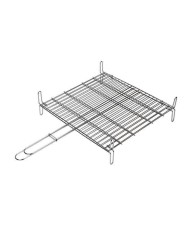 PARRILLA CROMADA DOBLE Nº4 35X40CMS SAUVIC.