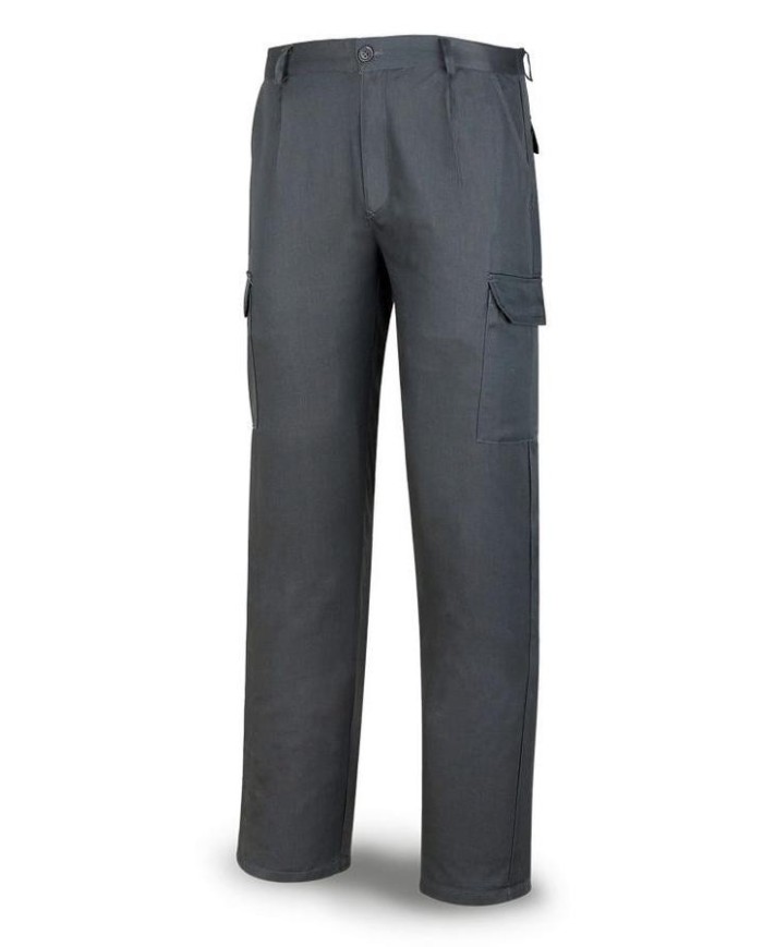 PANTALON TERGAL CON GOMA GRIS T-52