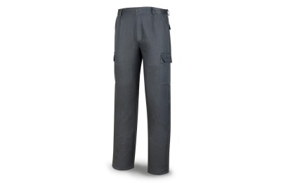 PANTALON TERGAL CON GOMA GRIS T-40