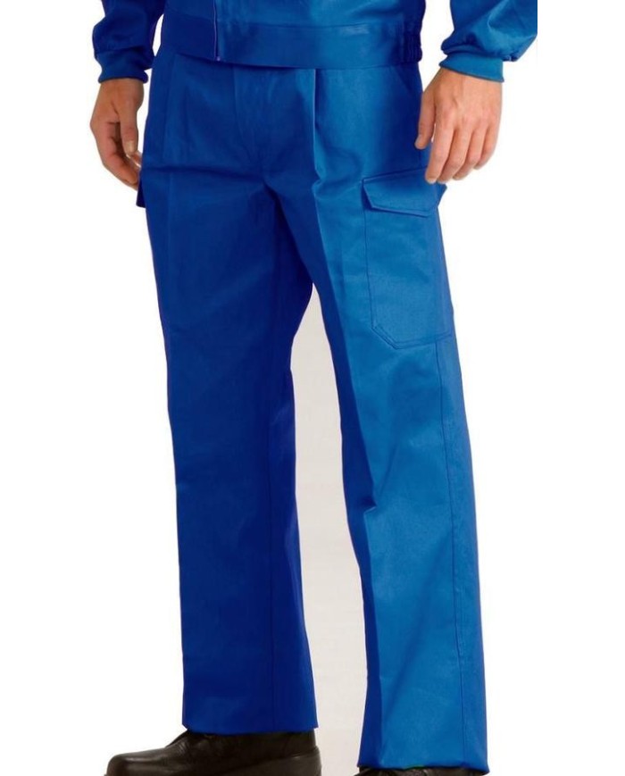 PANTALON TERGAL CON GOMA AZULINA T-50