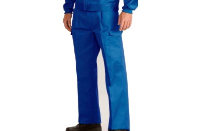 PANTALON TERGAL CON GOMA AZULINA T-46