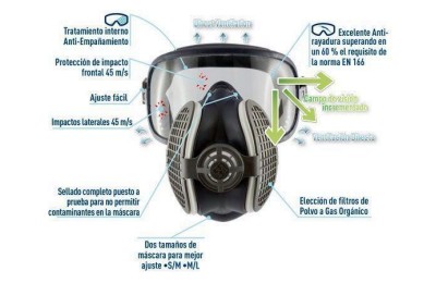 MASCARILLA ELIPSE INTEGRA A1P3 (SPR444)