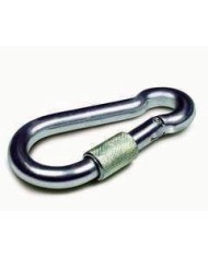 MOSQUETON BOMBERO CON ROSCA  60MM. CT-120KGS.