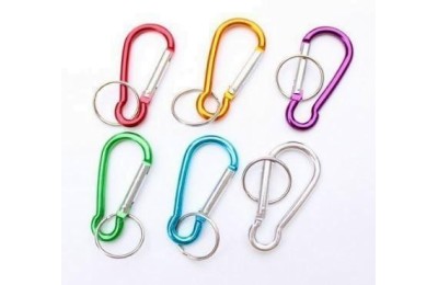 MOSQUETON BOMBERO ALUMINIO 5X50MM. BUARFE