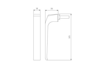 JUEGO MANIVELA ALUMINIO F-140 L/NEGRO