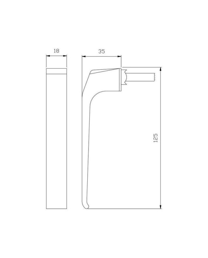 JUEGO MANIVELA ALUMINIO F-140 L/NEGRO