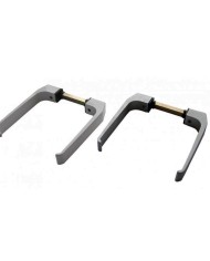 JUEGO MANIVELA ALUMINIO F-140 A/PLATA